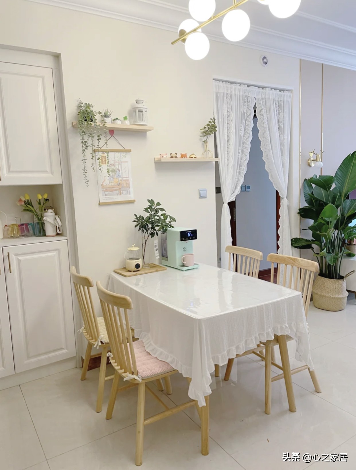 77㎡精装修设计的时尚清新，少花钱也能拥有好家装，关键是要用心