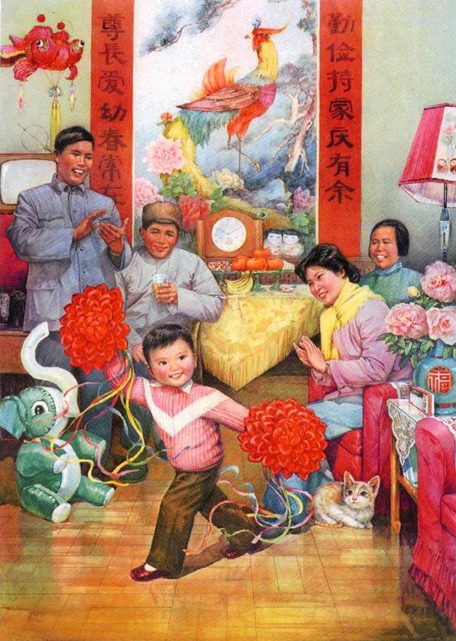 怀旧年代的宣传画