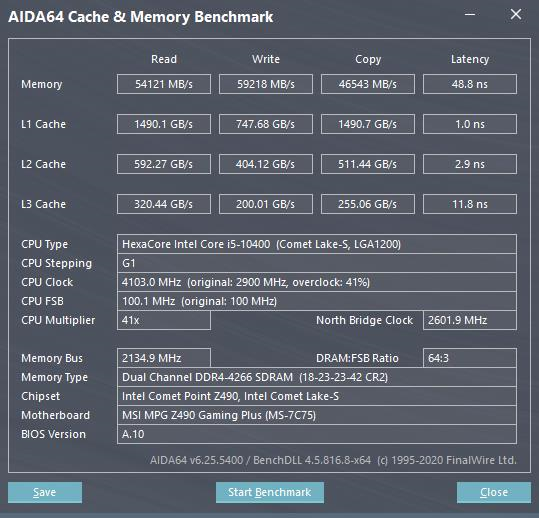 i5-10400不带K也能超频，XPG龙耀D50内存超频记