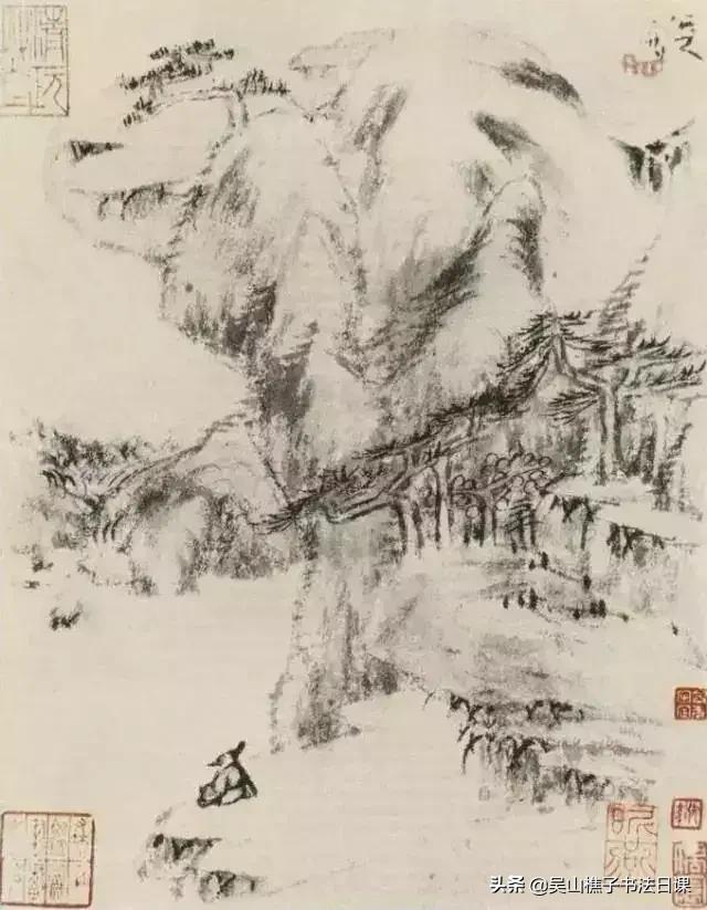 八大山人山水画