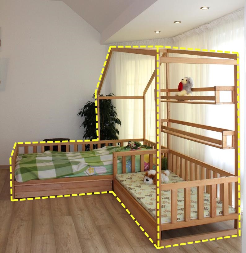 Bunk Beds For 2 Children Are Not The, Corner Double Bunk Beds