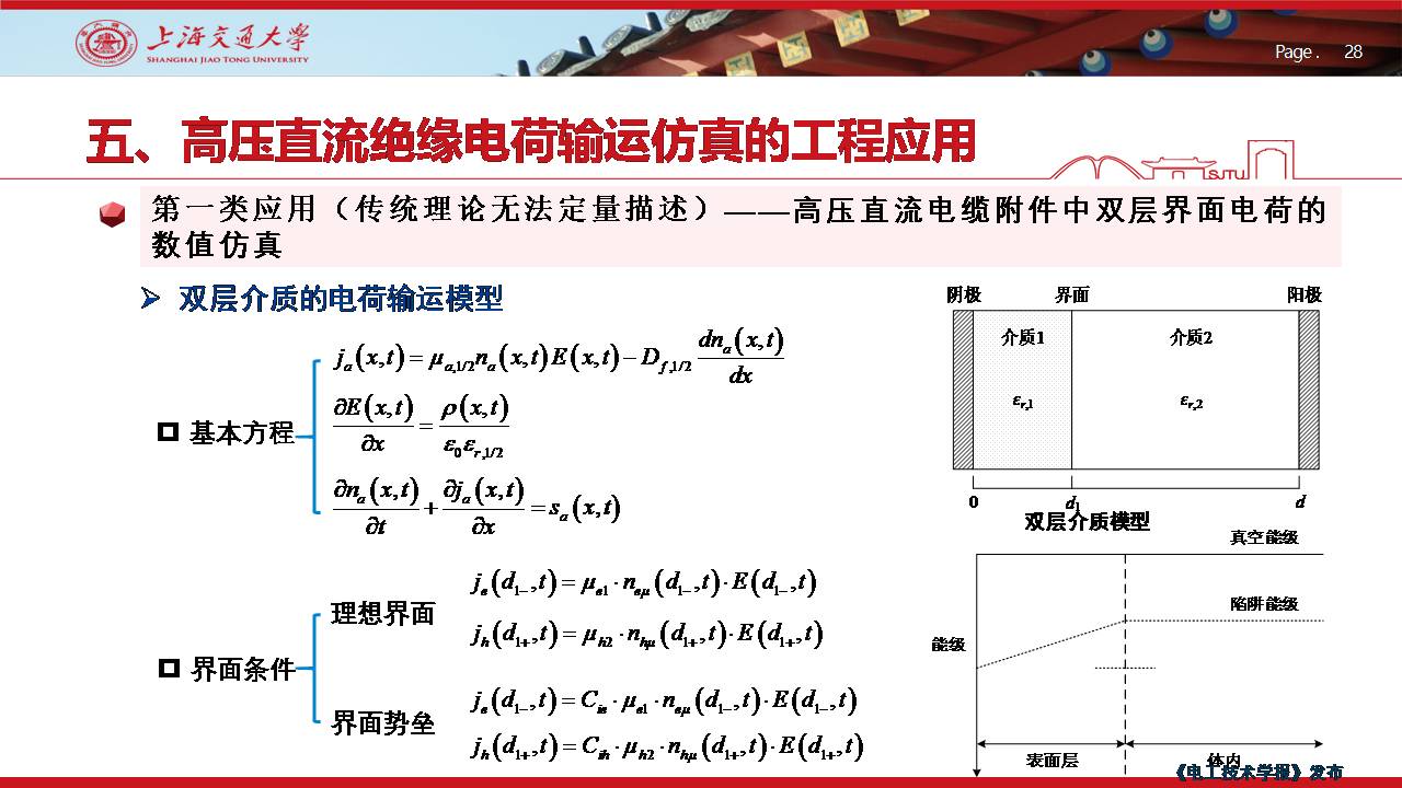 上海交大尹毅教授：聚合物絕緣高電場(chǎng)下電荷輸運(yùn)的數(shù)值仿真及應(yīng)用