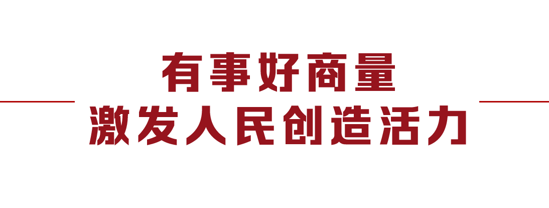 大党丨人民的事人民议 人民的事人民定