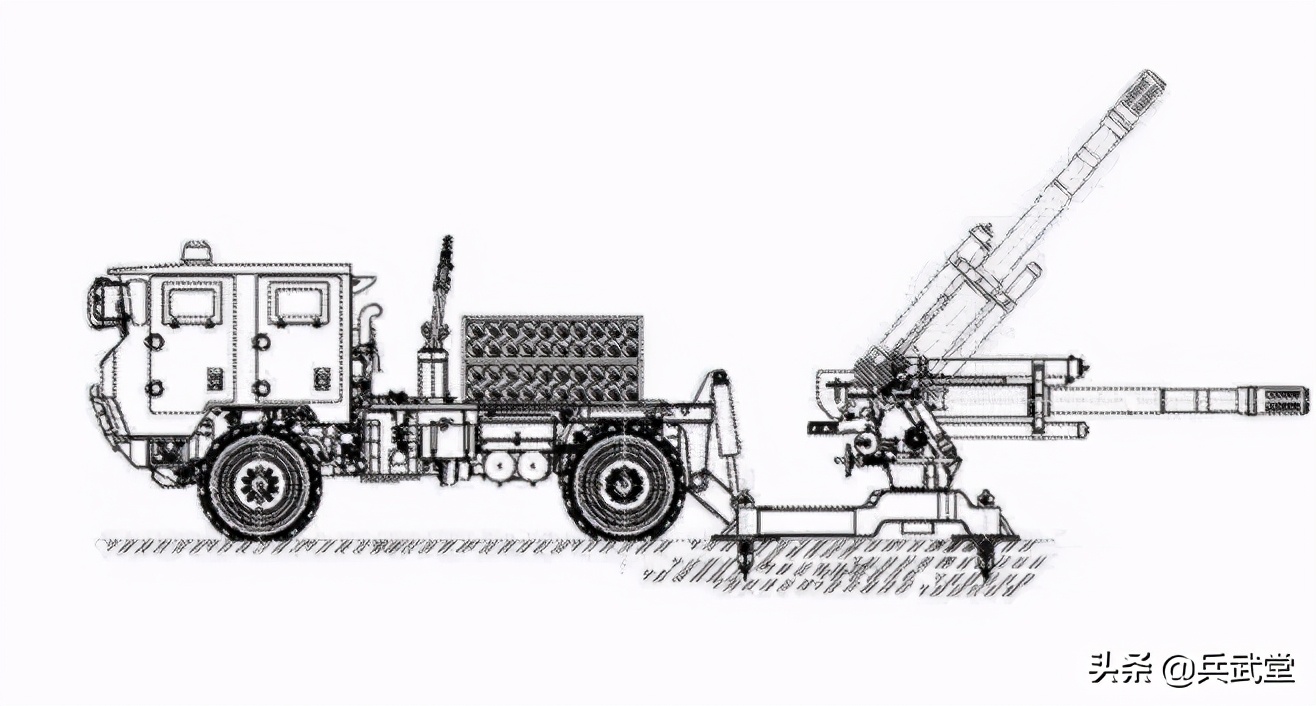 国产122卡车炮还有另类落地型，猛士和一汽竞争，搞出4个方案
