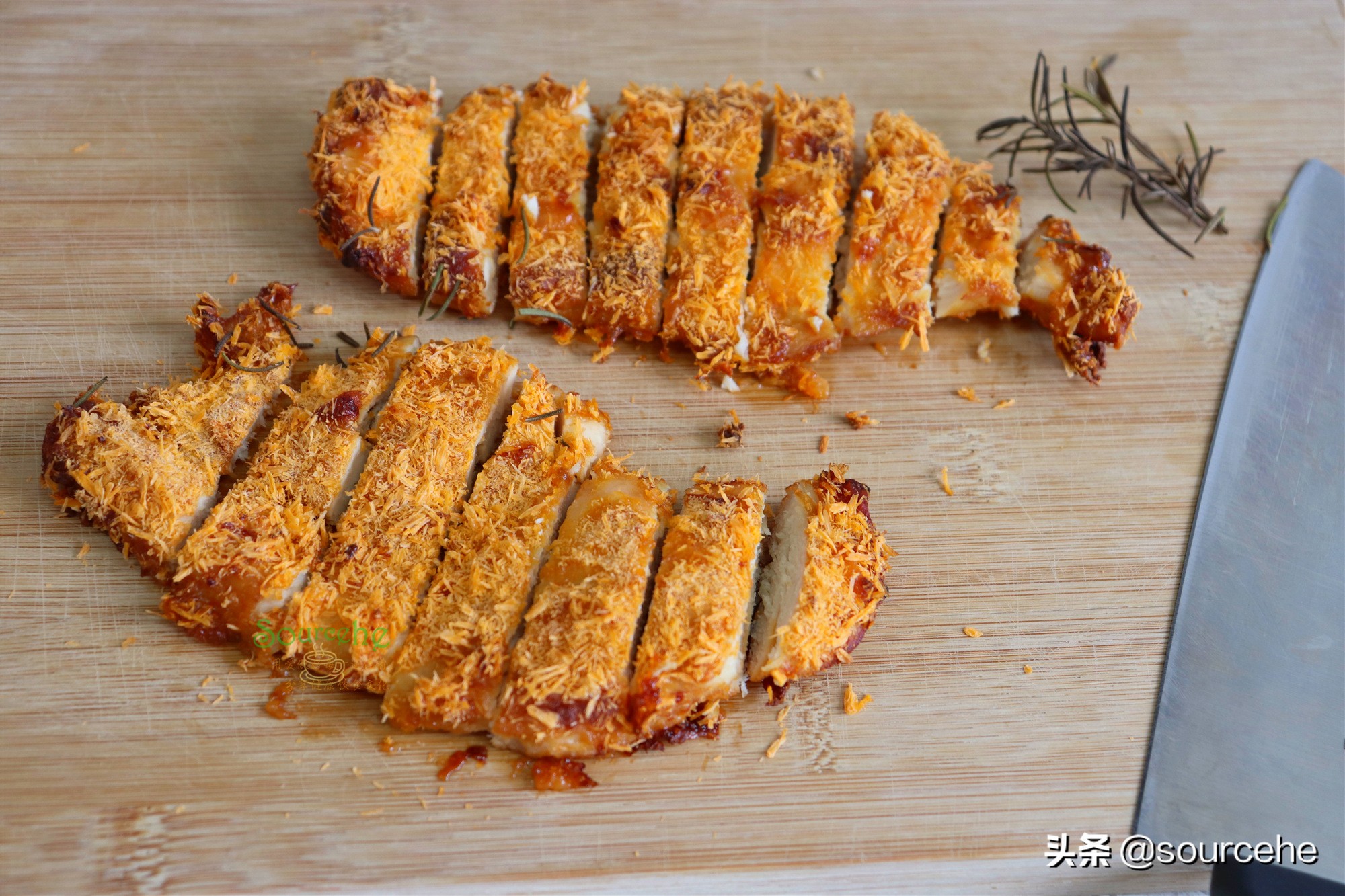 炸鸡排，不放一点油，金黄酥脆，低热量高蛋白，健身人士首选