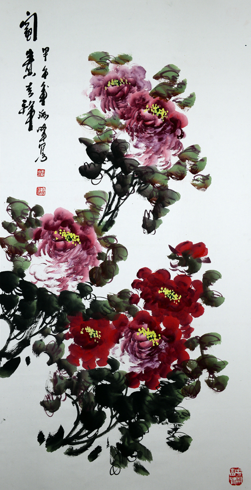 李海峰：中国当代国画家、“牡丹仙子”