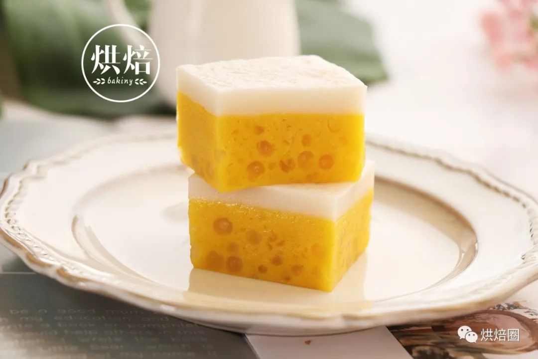 把西米整粒加入到木薯粉中蒸出來的糕好有嚼勁