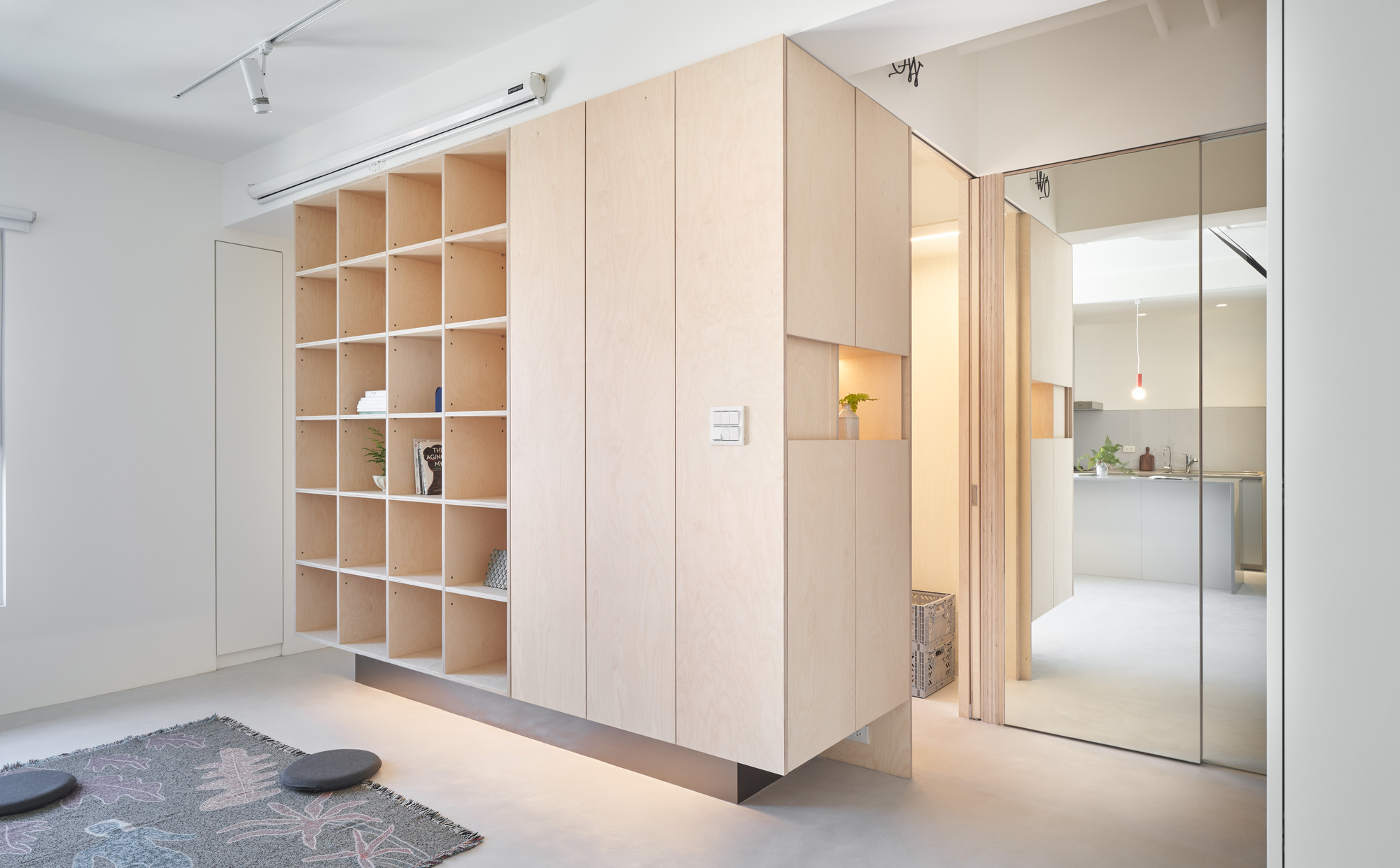 多环形流线玩转45m²公寓，小家秒变健身房