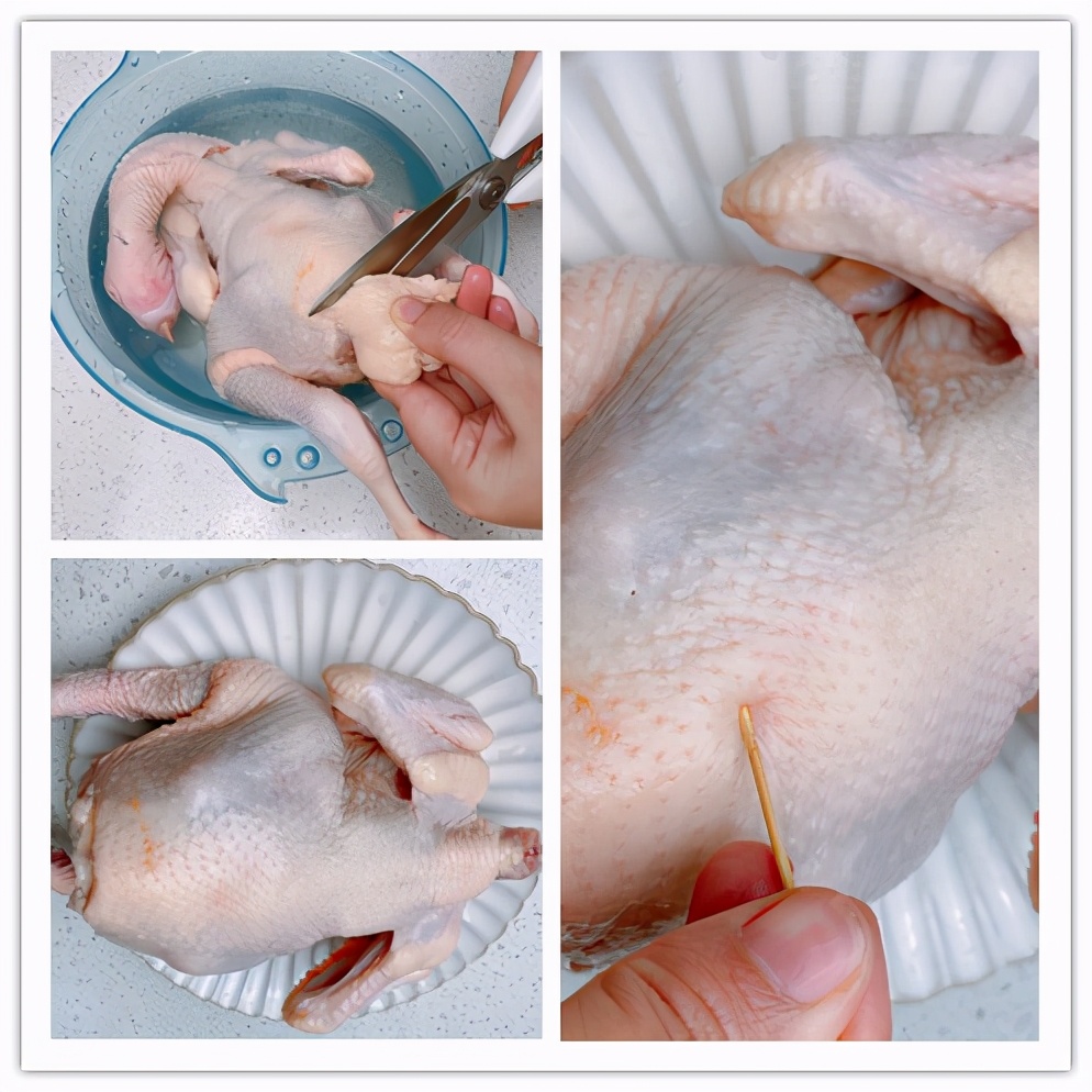 感恩節想吃烤雞用電飯鍋就能做，不放油不放水，鮮嫩多汁軟爛入味