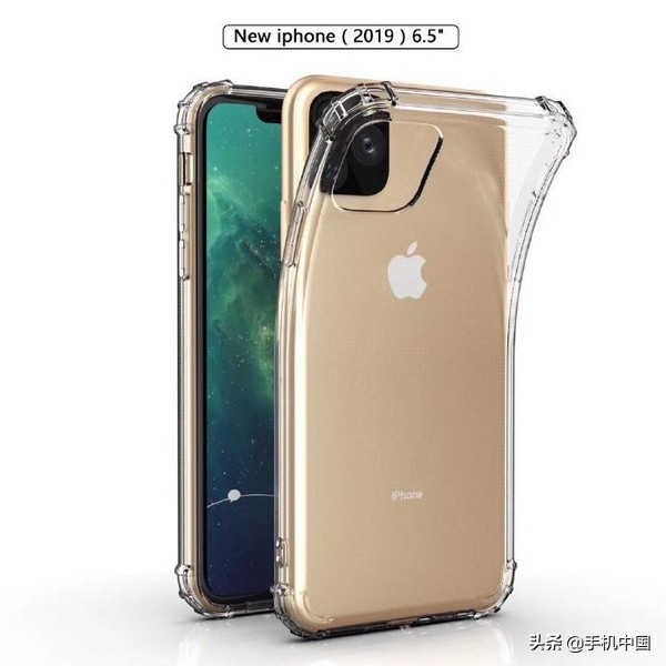 2019款新iPhone宣图曝出 6.5英寸屏 后置摄像头三监控摄像头