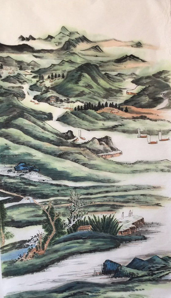 画家候书逢——花鸟人物山水作品鉴赏