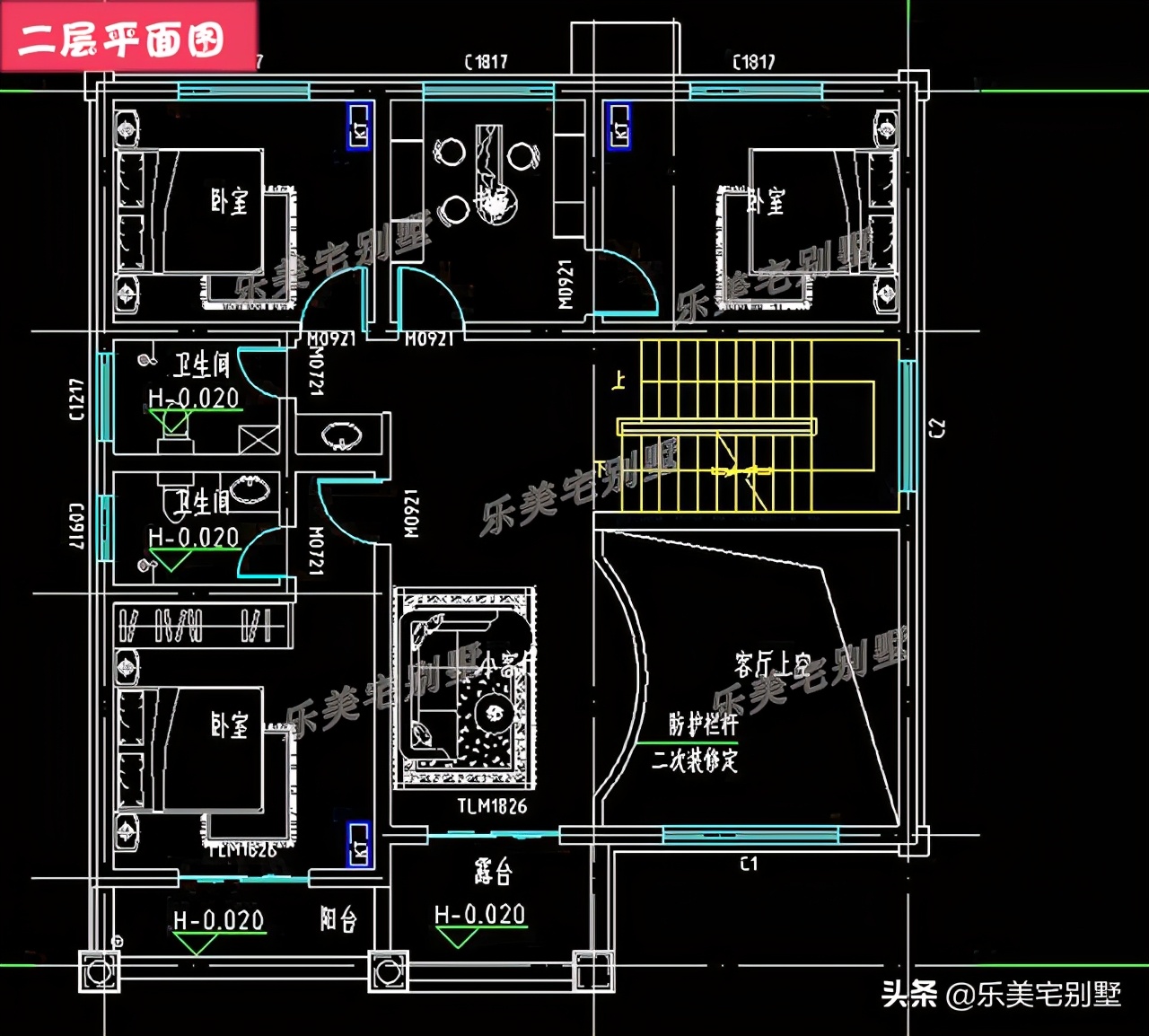 7套農村三層簡約房子別墅設計圖,有商鋪,兄弟合建可選