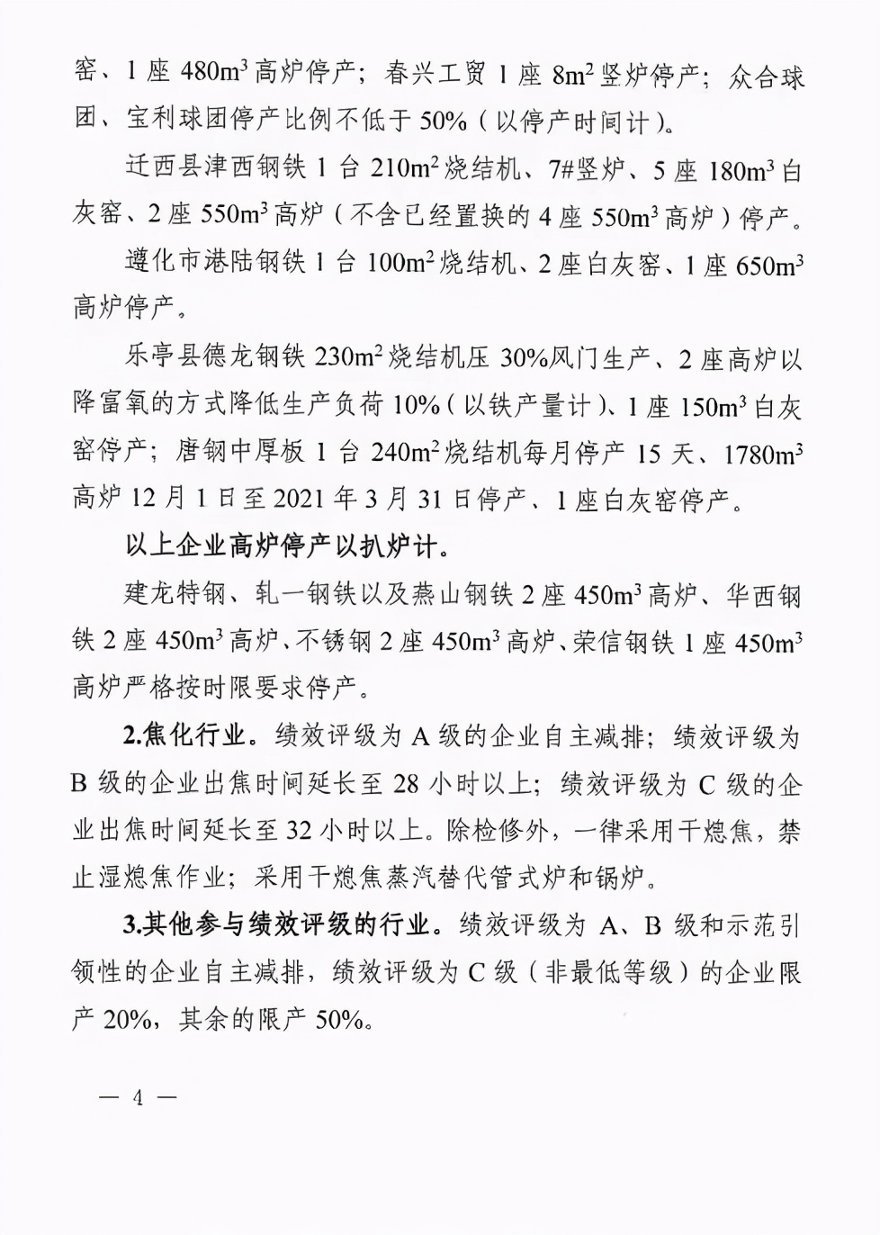 5个月！唐山发布最严管控！全面停限产