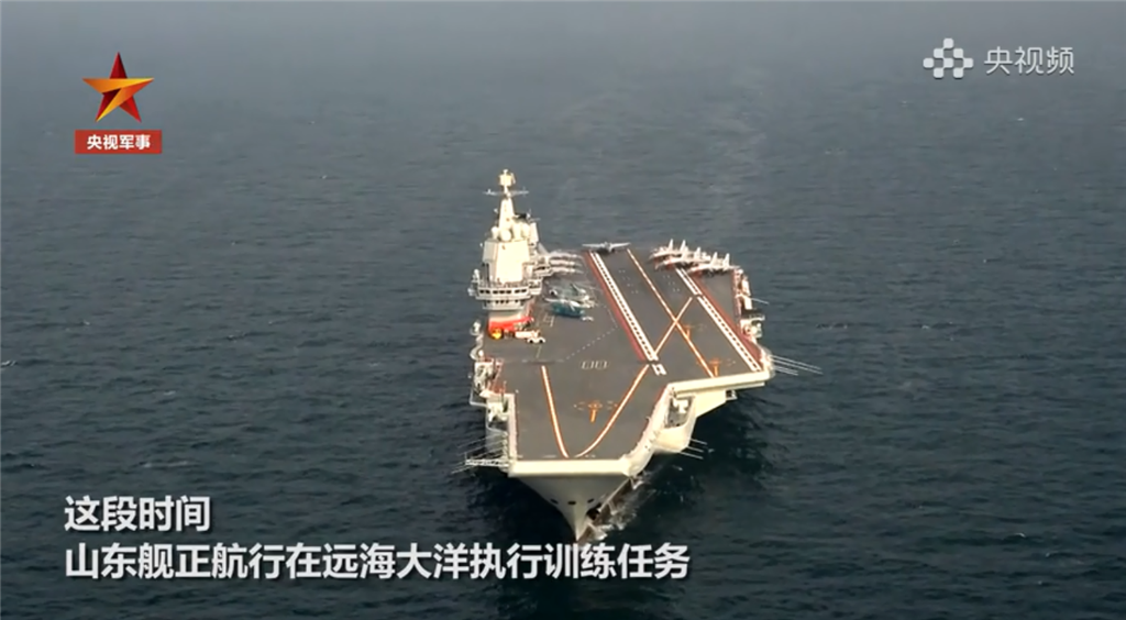 国产航母山东舰近况披露：今年第三次出海，战机又现新编号