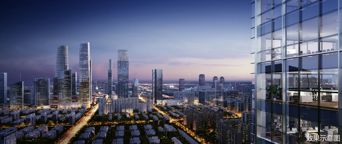 区位就是竞争力丨龙湖&middot;时代中心，河西CDB上的地标甲写