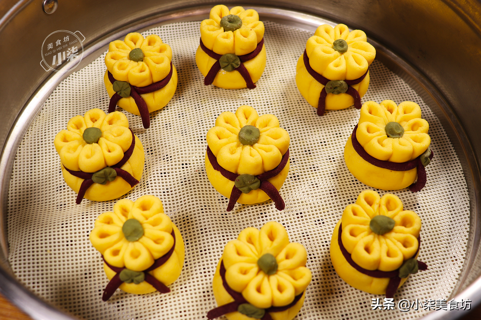 黃金福袋做法來了，學會過年蒸一鍋，好看又好吃，寓意平安富貴