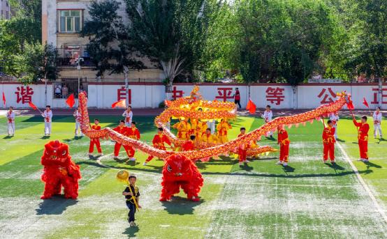 包钢实验一小“验教验学”体育节课程成果展开幕