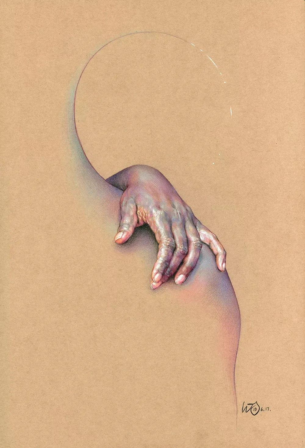 大佬级别素描作品，一个局部成就一张佳作，终于明白啥叫大神