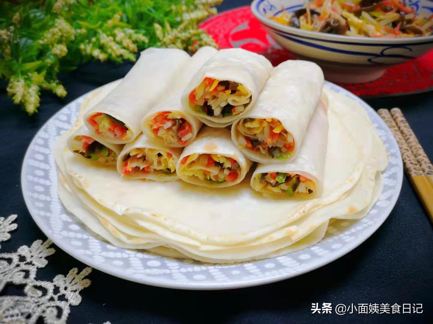 立春吃春餅，這個做法真好，不用上鍋蒸，柔軟又筋道，涼了不硬