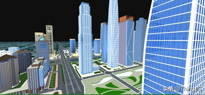 数字孪生技术让城市走向智慧化、可视化ThingJS