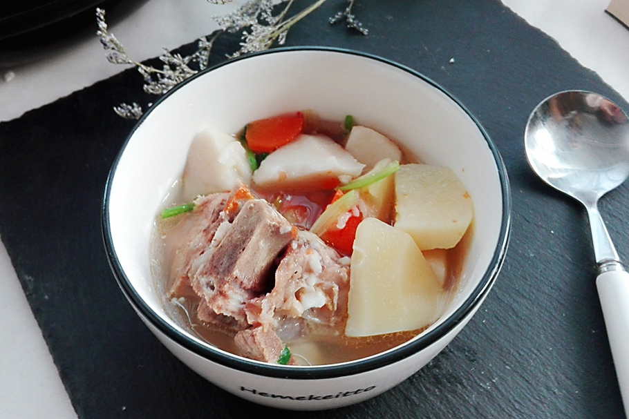 排骨和它是绝配，切成块锅中一煮，汤浓肉香无腥味，营养高又解馋