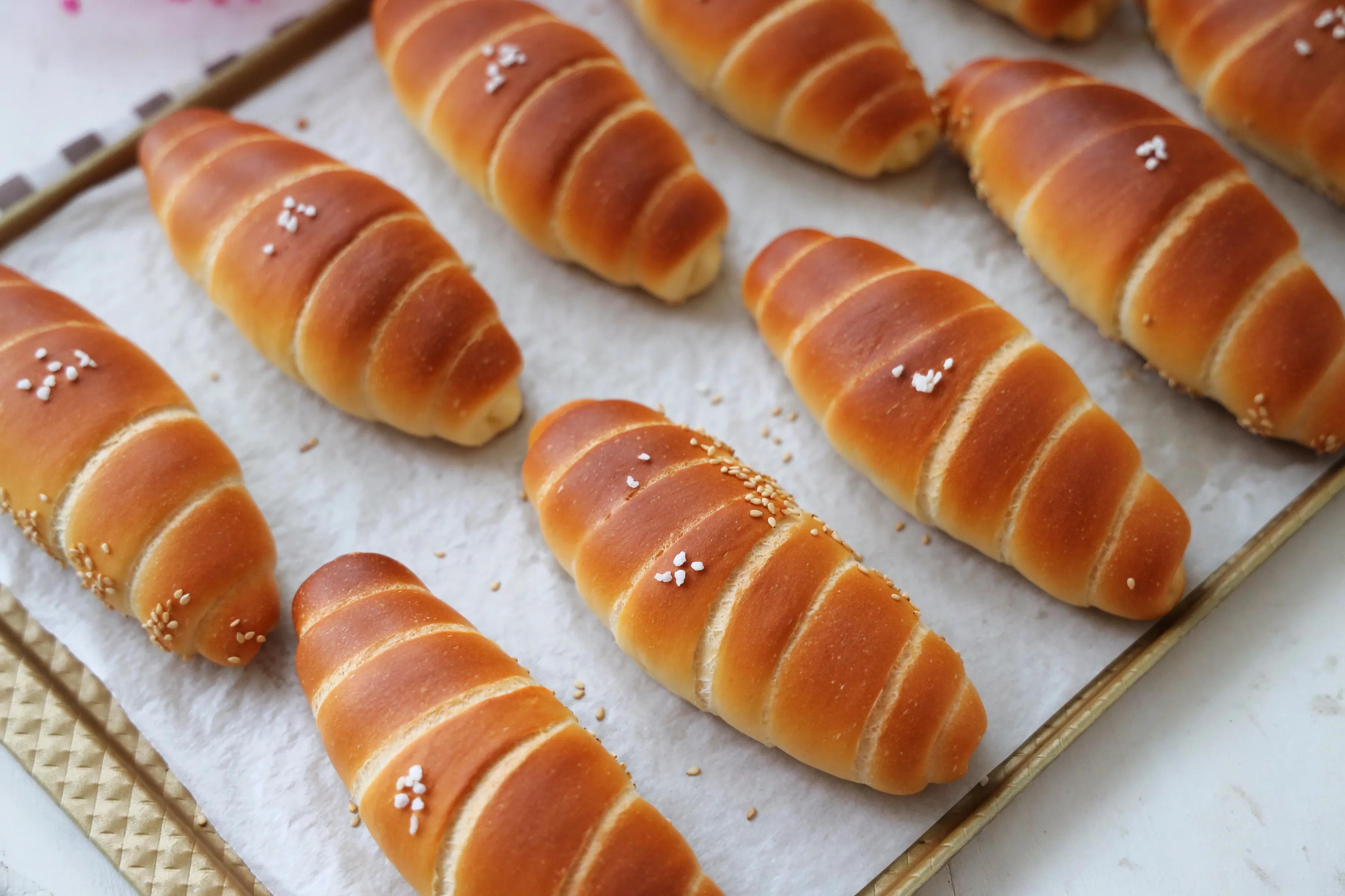 日式海鹽麵包，無數人愛吃的一款咸麵包，一口氣吃3個不在話下