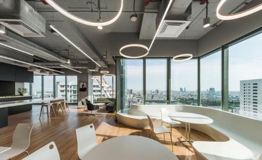 奔驰泰国总部设计，漫天星辰洒进楼宇