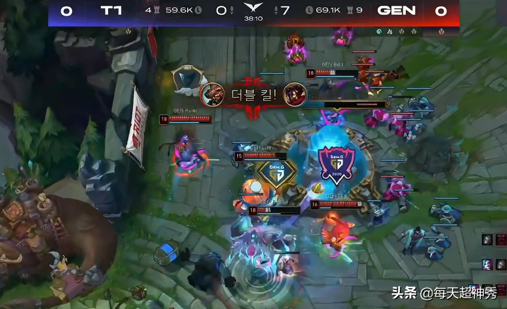 Be worthy of is Guan Zeyuan! T1 of GEN beat easily, faker winds a day feebly