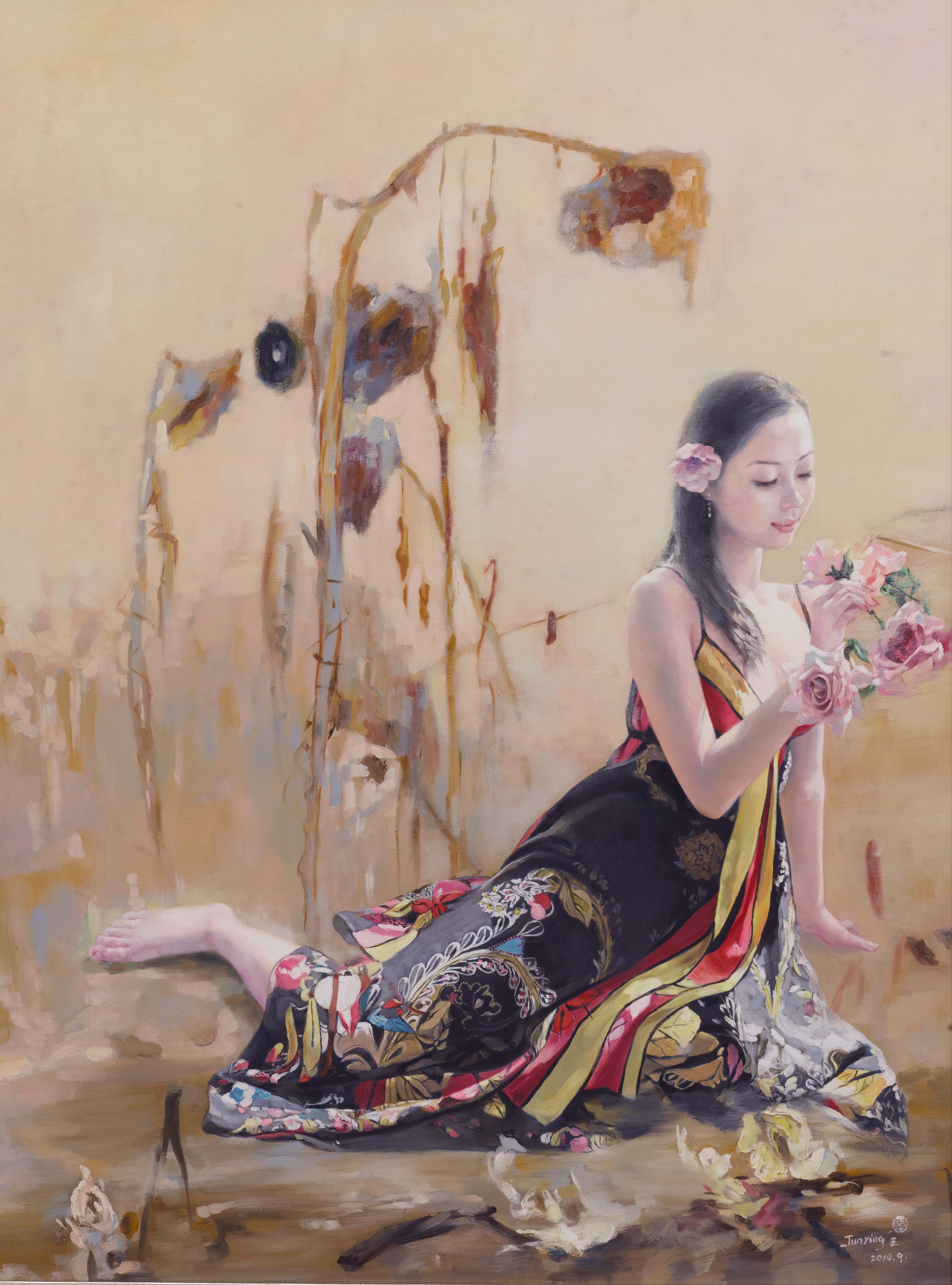 中国当代著名油画家「王俊英」与她的「艺术之路」