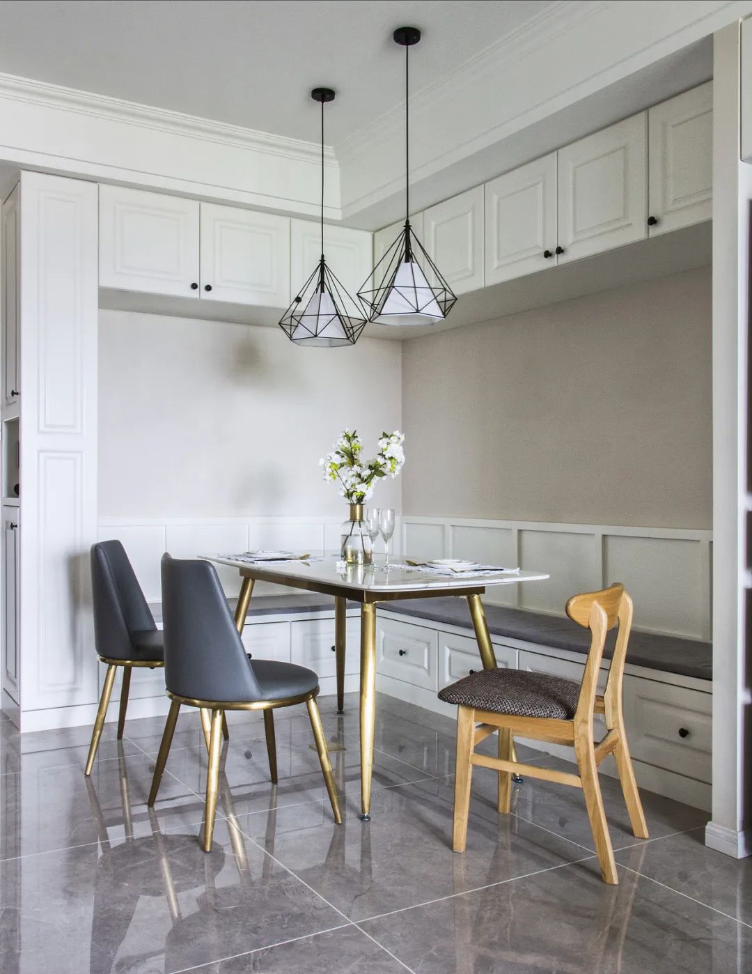 98㎡简约美式+北欧，成熟优雅的空间，布置舒适温情的家具