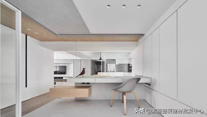 128㎡极简风，舒缓而又内敛的设计