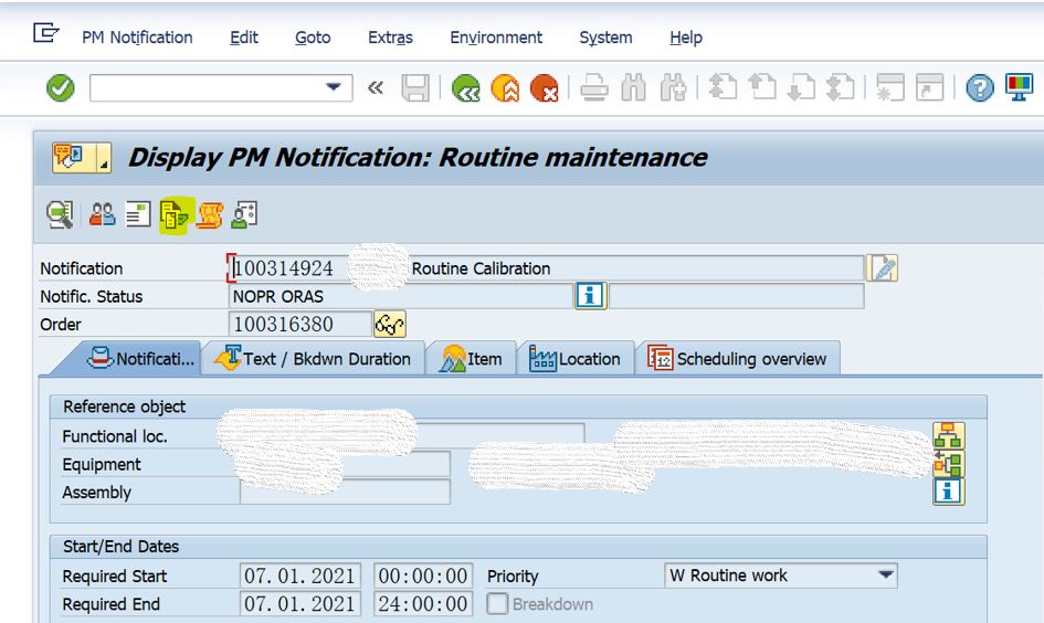 SAP PM 入门系列13 - IW23 显示一个维护通知单