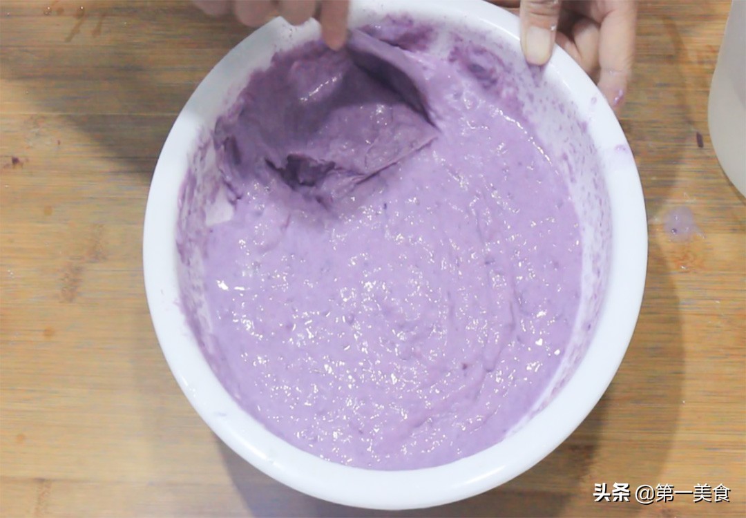 图片[4]-紫薯糕做法 无塌陷又软糯细腻-起舞食谱网