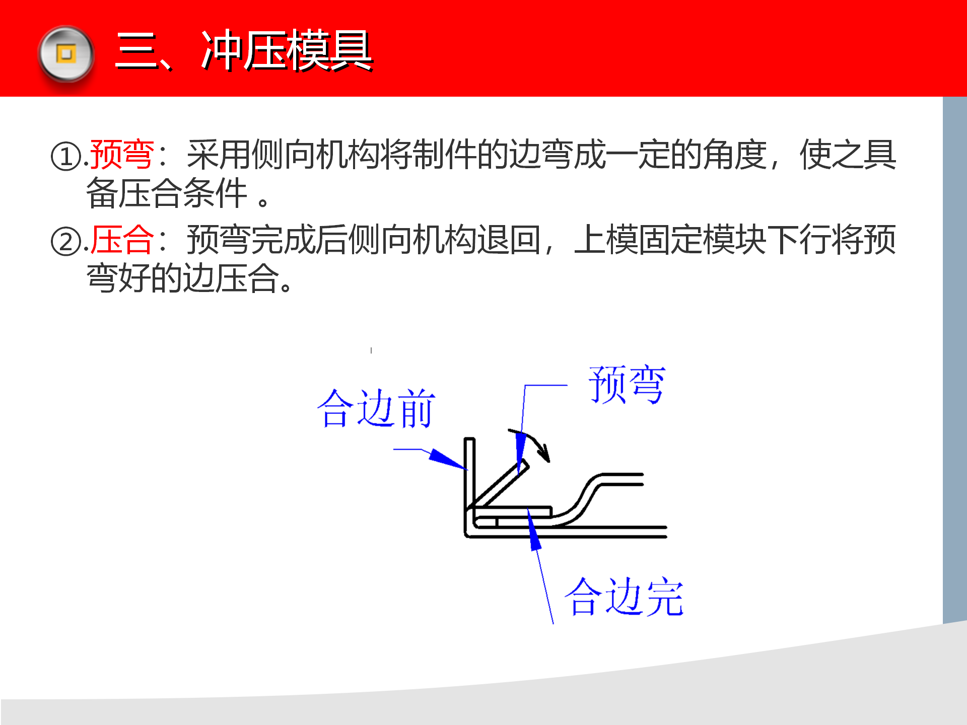 冲压模具知识讲解，冲压设备介绍，冲压工艺缺陷分析