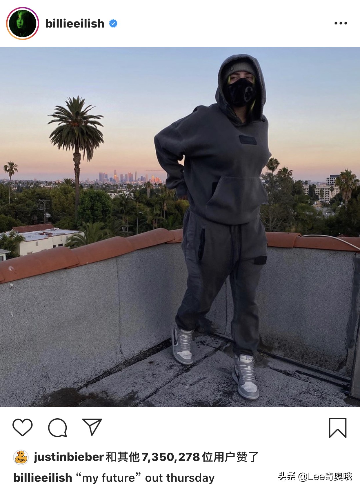 Billie Eilish宣布下周发行新单 你最喜欢碧梨的哪首