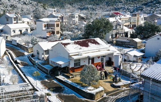 安徽省繁昌区：雪后东岛美如画