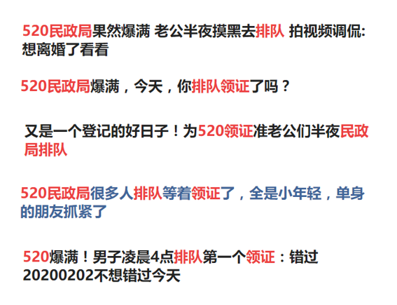 去年的“520”白过了？为何80%女人会提离婚？原