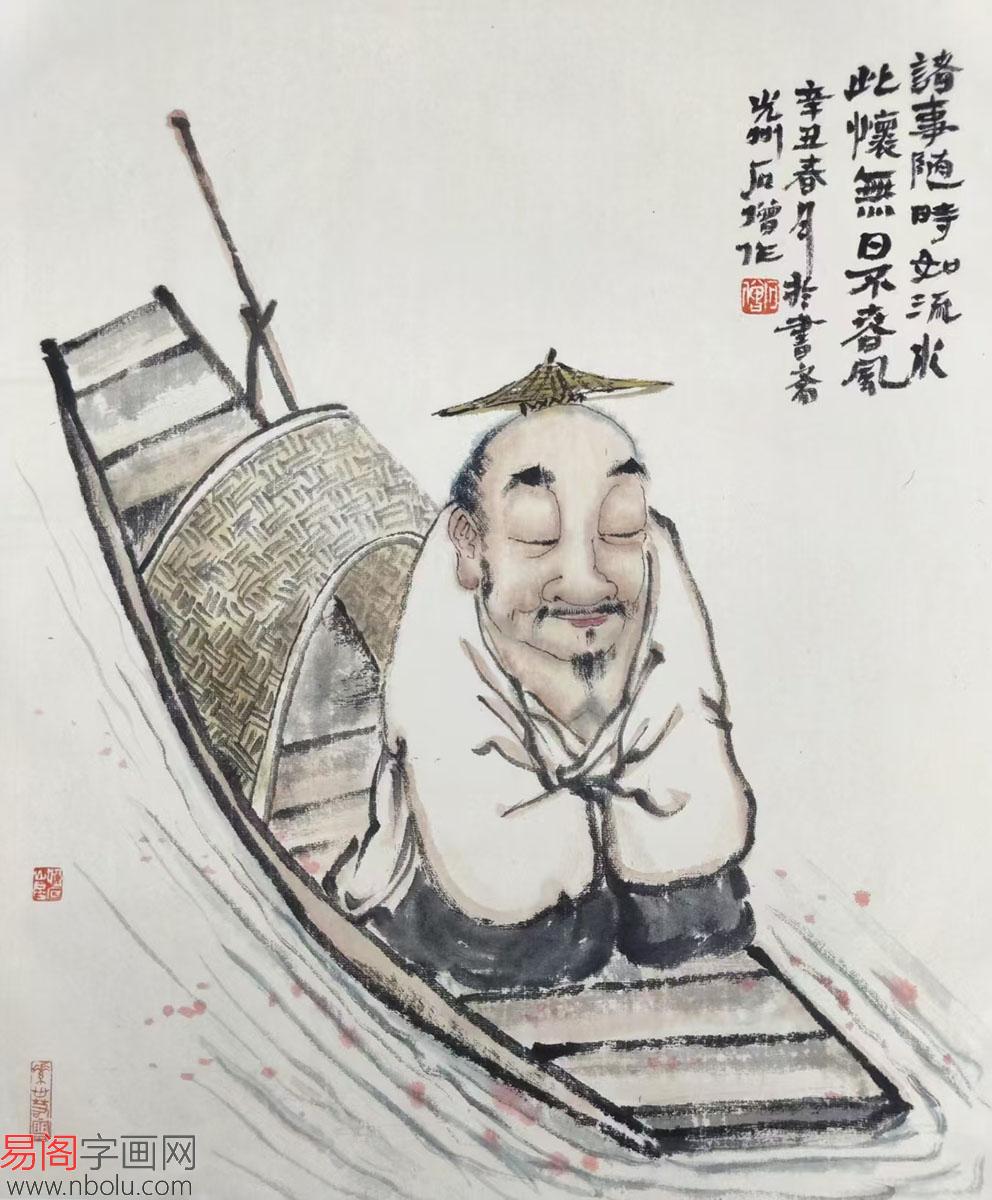 家里装饰挂什么画？带你欣赏画家石僧的特色禅意画