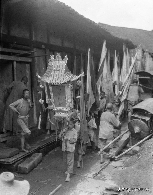 1917年重庆铜梁县老照片31幅 百年前铜梁城乡及人文风貌