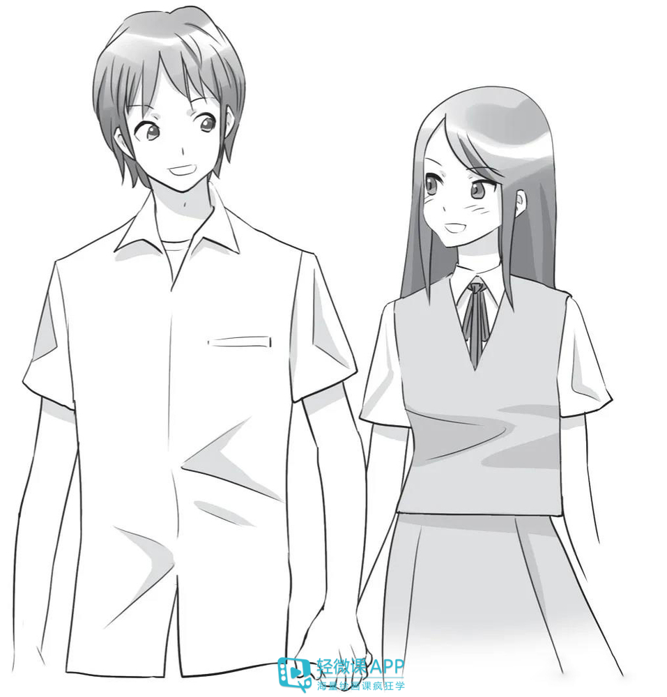 情侣互动姿势画法教程太撩人了