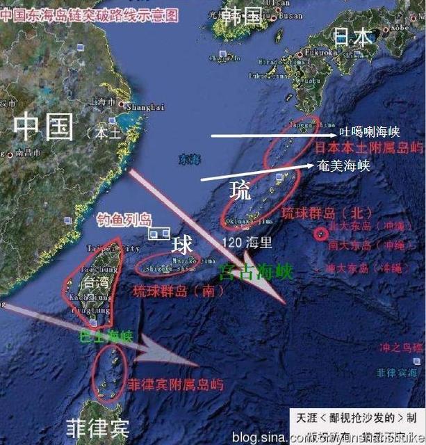 宮古海峽 中國進出太平洋的最佳通道 樓外斜月 Mdeditor