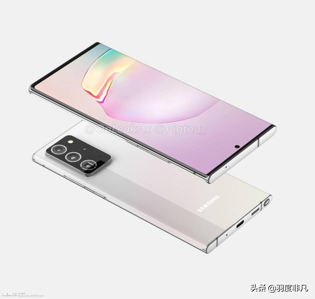 三星官网出現Note20悦享版宣图，全新升级颜色可否变成流行元素？