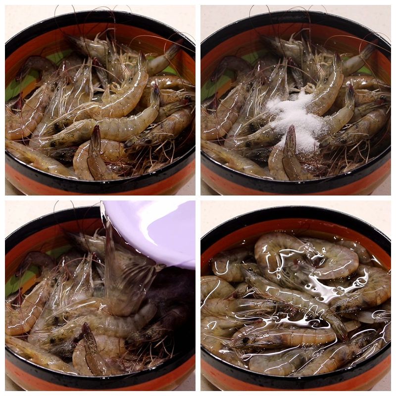 白灼大虾用清水煮就错了，老渔民教我一招，不放一滴水，鲜嫩弹牙