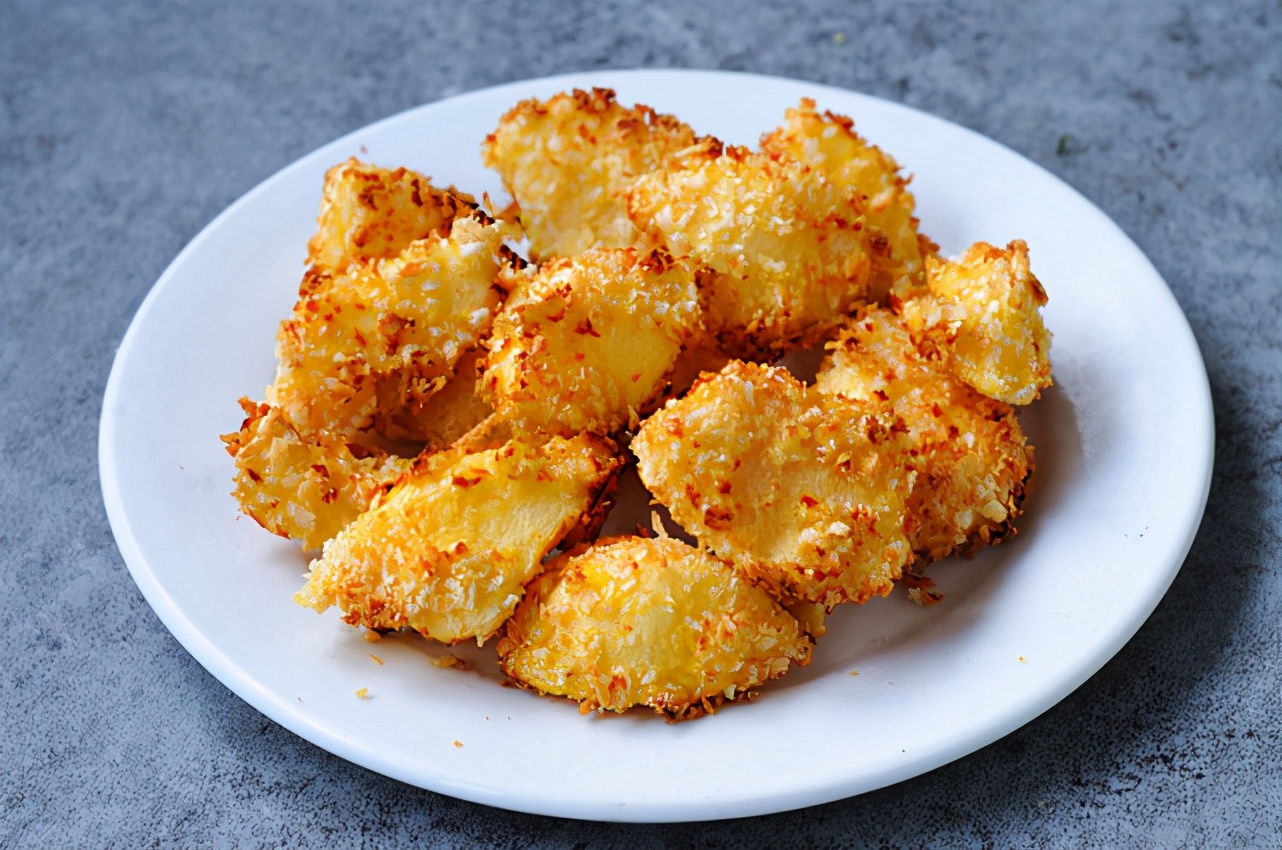 外酥裡脆的蘋果派，不加糖，不加油，低脂低熱量，饞哭隔壁孩子