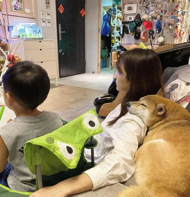 参观Ella的家，满屋纸皮箱，楼梯还是铁的，差点