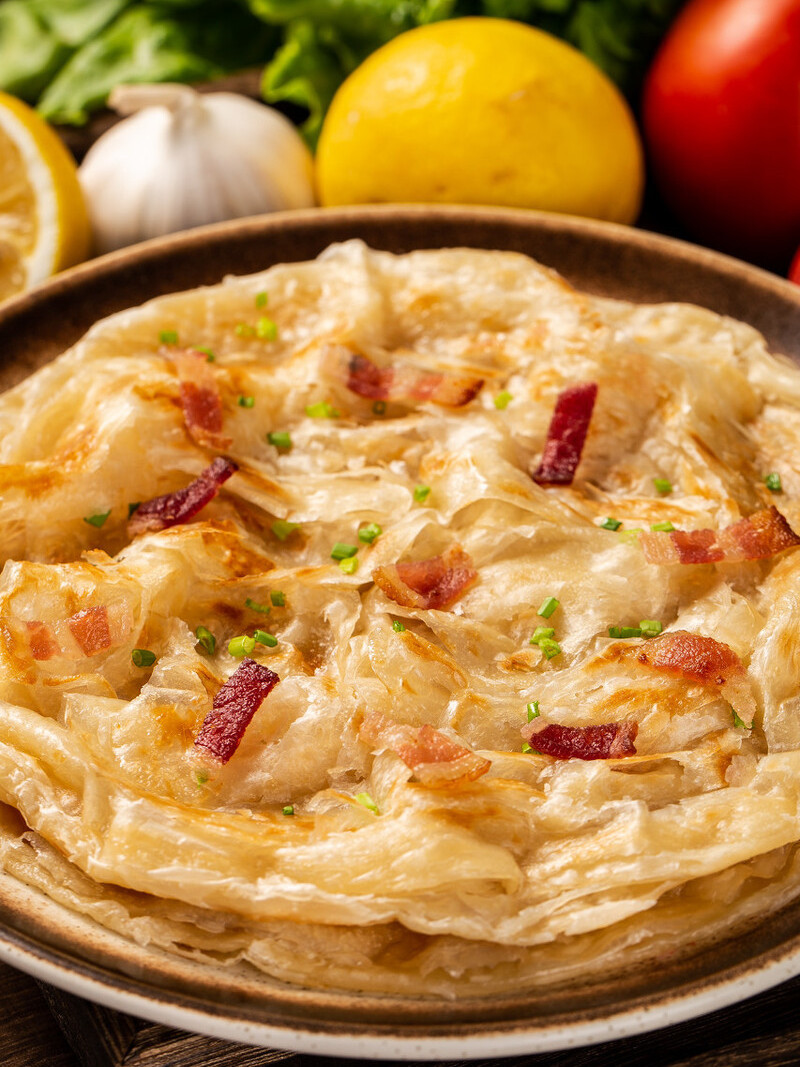 10分鐘就能出鍋的千層餅，不用燙麵，照著做保證不干不硬