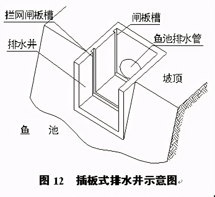 鱼塘的排水口设计应按科学标准来设计,那么到底什么样的排水口设计才