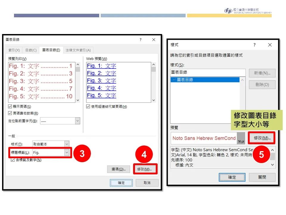 善用Word与EndNote协助论文编排（九）：图表目录