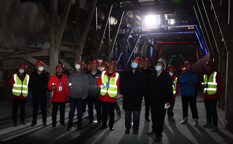 中国铁建安全生产年度综合督查组到天庄高速公路项目督查