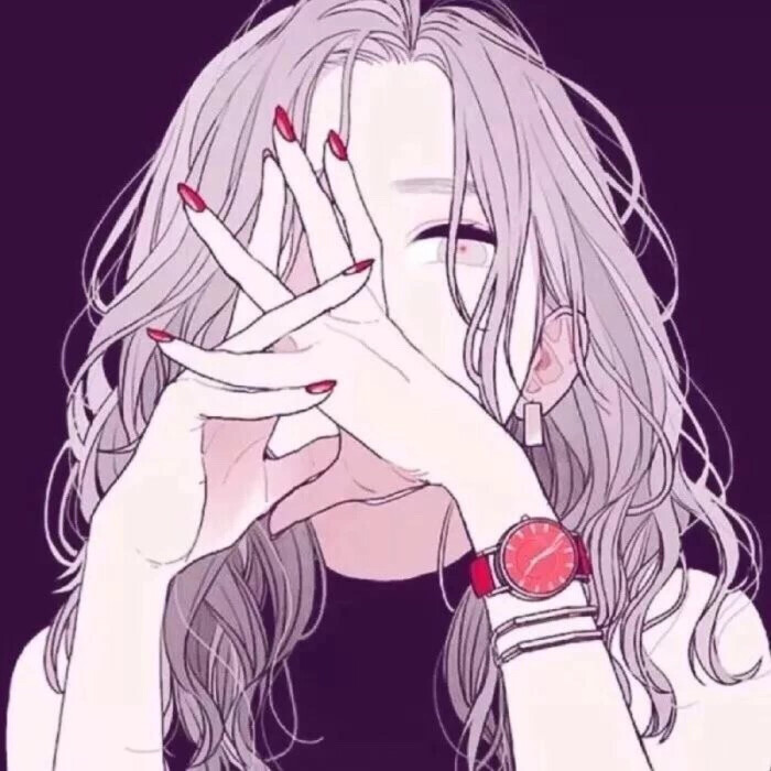 泪流满面的女生哭泣的头像